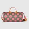 Gucci Printed Gg Top Handle Bag In Sand