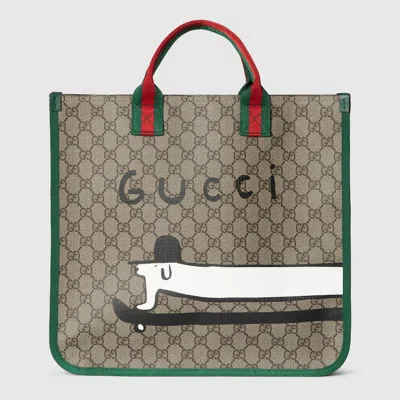 Gucci Kids' Printed Gg Tote Bag