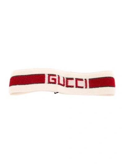 Pre-owned Gucci Printed Headband  W/tags In Neutral