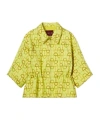 Gucci Printed  Jacket In Lime Green