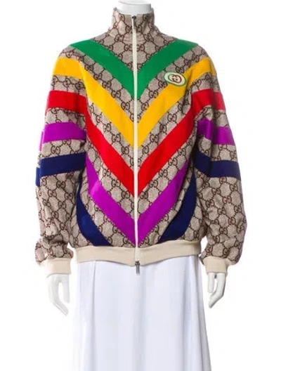 Pre-owned Gucci Printed Jacket In Multi