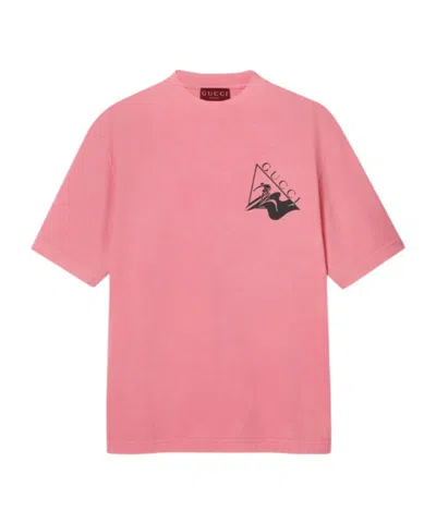 GUCCI GUCCI PRINTED JERSEY T-SHIRT