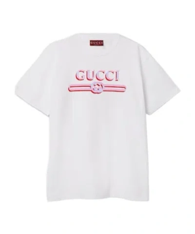 GUCCI GUCCI PRINTED JERSEY T-SHIRT