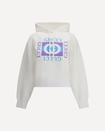 GUCCI PRINTED LOGO HOODIE