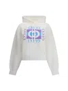 Gucci Knitwear Hoodie Drawstring Hood In White