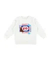 Gucci Printed-logo Sweatshirt In White