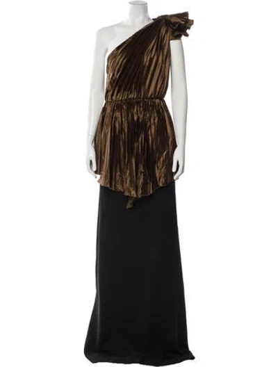 Pre-owned Gucci Printed Long Dress In Multi