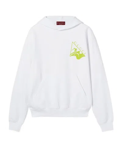 Gucci Printed Long-sleeved Sweater In White
