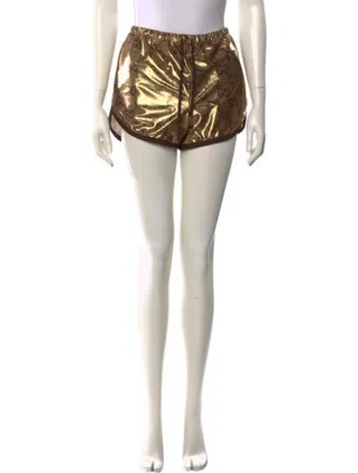 Pre-owned Gucci Printed Mini Shorts