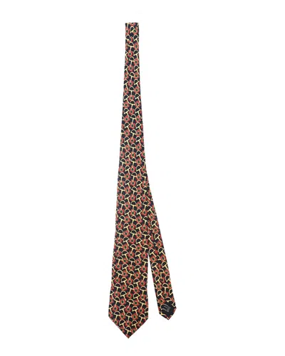 Gucci Printed Neck Tie (authentic Pre-loved)
