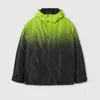 Gucci Printed Nylon Jacket In Green