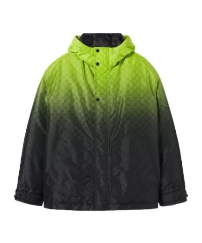 Gucci Printed Nylon Jacket In Green