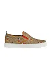 Gucci Printed Pattern Leisure Sports Shoes In Multicolor