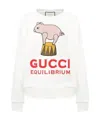 Gucci Printed Pattern Sweater In White