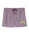 Gucci Printed Poplin Tech Swim Shorts In Purple