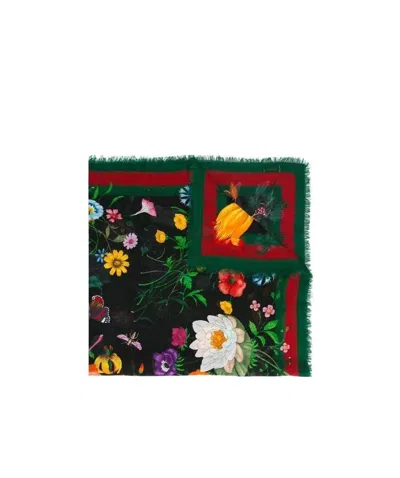 Gucci Printed Scarf In Multicolor