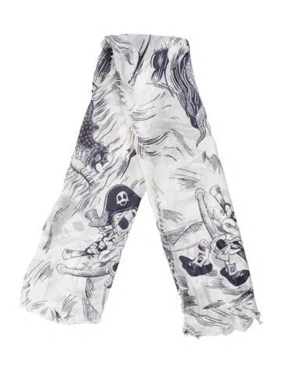Pre-owned Gucci Printed Shawl In Multi
