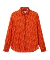 Gucci Women Clamp Print Shirt In Red