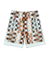 Gucci Graphic-print Bermuda Shorts In White