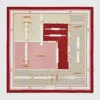 Gucci New Majo Silk Twill Scarf In Burgundy