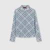 Gucci Printed Shirt In Blue