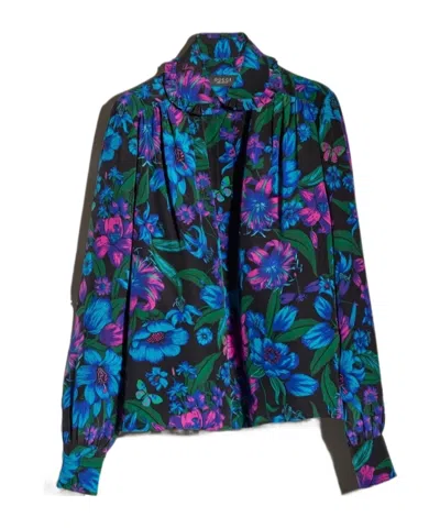 GUCCI PRINTED SILK CRÊPE DE CHINE SHIRT