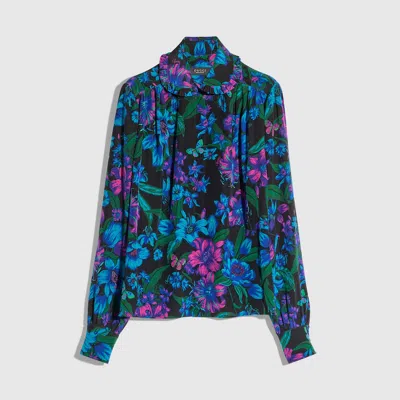 GUCCI GUCCI PRINTED SILK CRÊPE DE CHINE SHIRT
