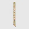 Gucci Printed Silk Neck Bow In Gold