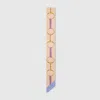 Gucci Double-face Silk Ribbon In Yellow