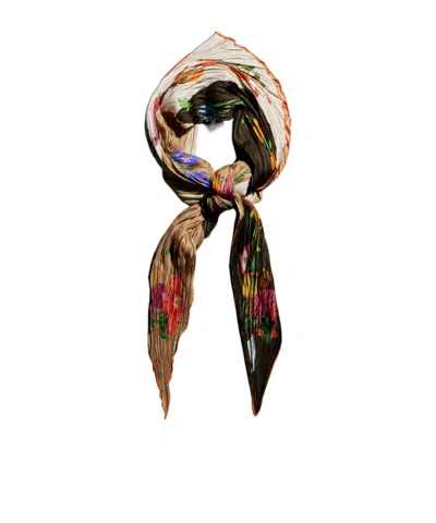 Gucci Printed Silk Shawl In Multi