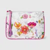 Gucci Printed Silk Small Pouch In White