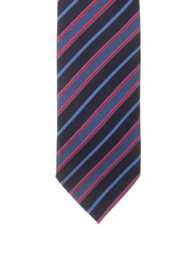 Pre-owned Gucci Printed Silk Tie In Multi