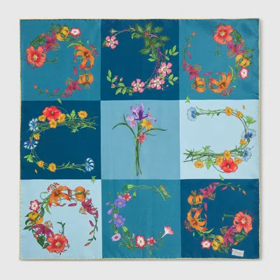 Gucci Printed Silk Twill Bandana In Pattern