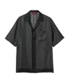 Gucci Printed Silk Twill Bowling Shirt