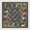 Gucci Printed Silk Twill Carré In Black