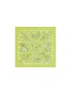 Gucci Printed Silk Twill Carré In Green