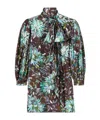 Gucci Printed Silk Twill Dress In Multi