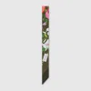 Gucci Printed Silk Twill Neck Bow In Green