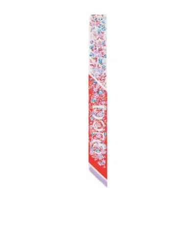 Gucci Printed Silk Twill Ribbon In Multi