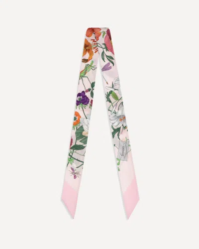 Gucci Printed Silk Twill Scarf In Multi