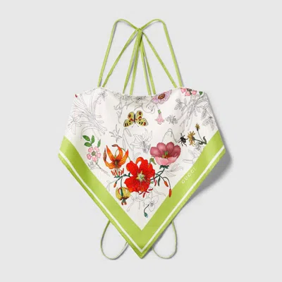 Gucci Printed Silk Twill Top
