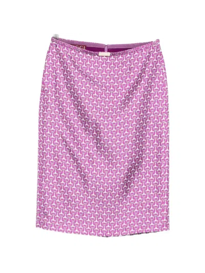 Gucci Printed Skirt In Pink