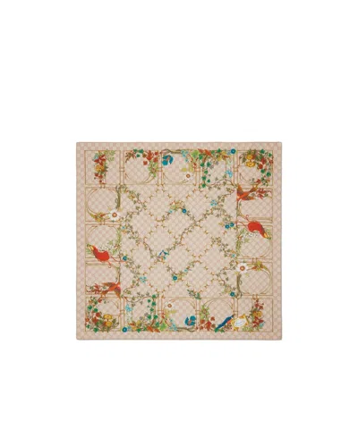 Gucci Printed Square In Nude