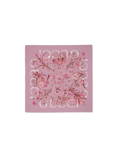 Gucci Printed Square In Pink