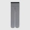 Gucci Printed Stretch Nylon Tights In Black