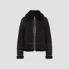 Gucci Women Brown Shearling Jacket With Shearling Trims And All-over Gg Motif In Suede Woman In Brown