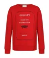 Gucci Printed Sweater In Red