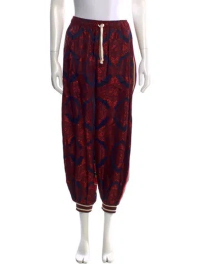Pre-owned Gucci Printed Sweatpants In Multi