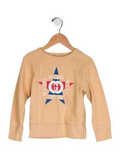 Pre-owned Gucci Babies' Printed Sweatshirt In Neutral