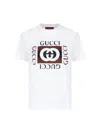 Gucci Interlocking G Printed Cotton T-shirt In White